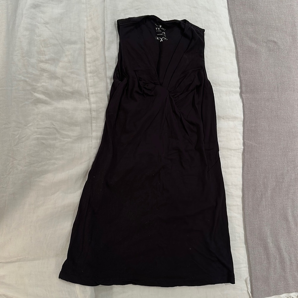 Black cotton dress